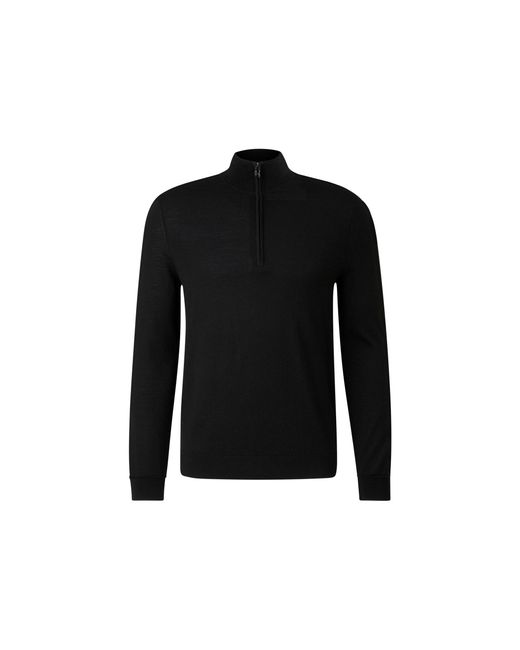 Bogner Black Virgin Wool Ouri Troyer For for men