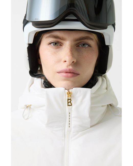 Bogner White 2-in-1 Down Ski Jacket Suri