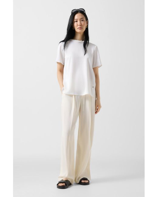 Bogner White Satin Shirt Dylan For