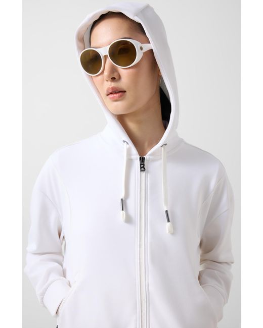 Bogner White Julietta Jersey Jacket For