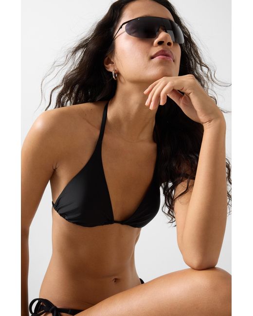 Bogner Fire + Ice Black Gaby Triangle Bikini Top