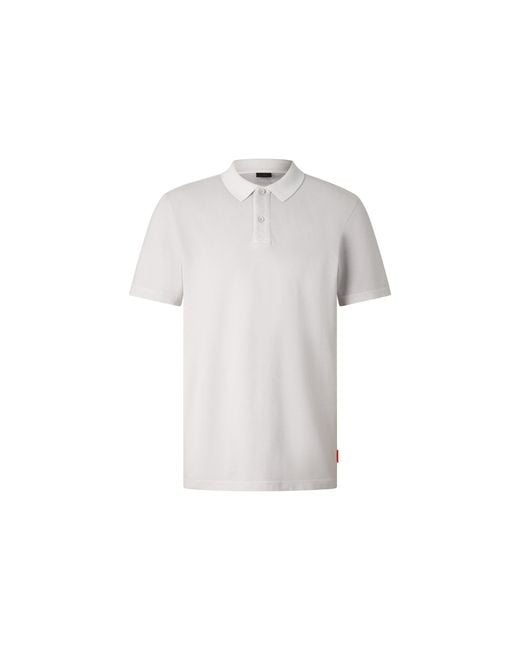 Bogner Fire + Ice White Ramon Polo Shirt For for men
