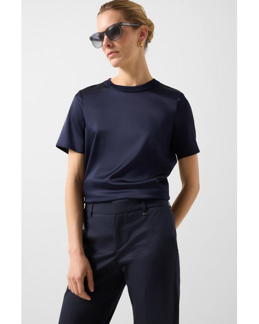 Bogner Blue Cotton Chinos Jody