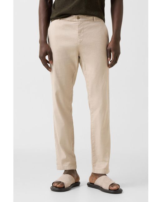 Bogner Natural Linen Mix Chinos Riley Casual For for men