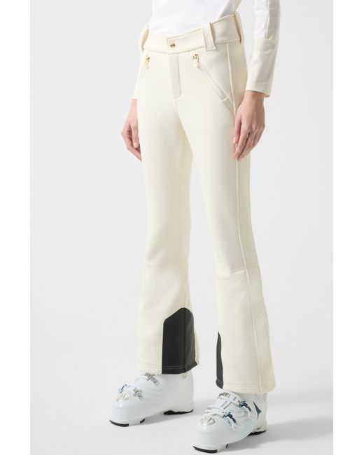 Bogner White Hazel Softshell Ski Trousers For