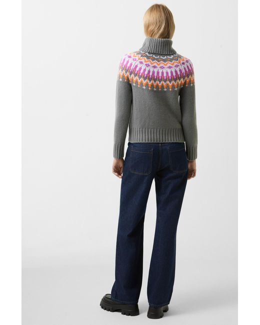 Bogner Gray Norwegian Jumper Ingrid For