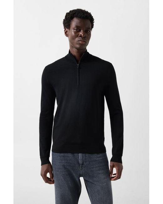 Bogner Black Ouri Virgin Wool Jumper For for men