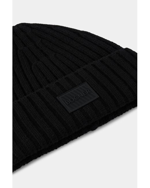 Bogner Black Conrad Hat for men