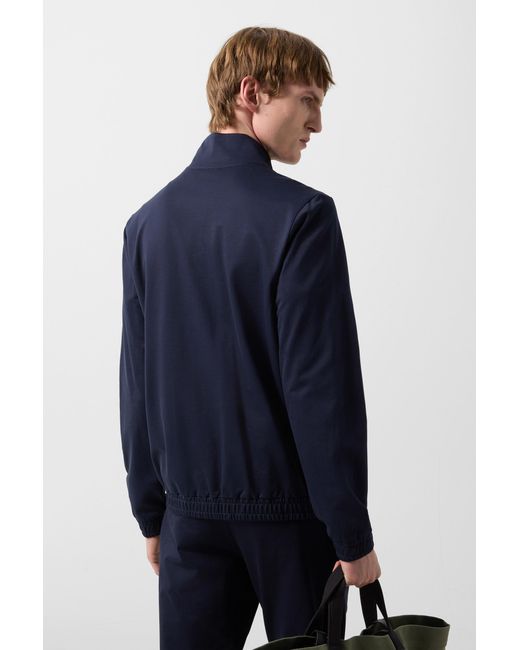 Bogner Blue Rupert Jersey Jacket for men
