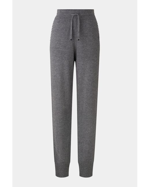 Bogner Gray Knitted Trousers Lily