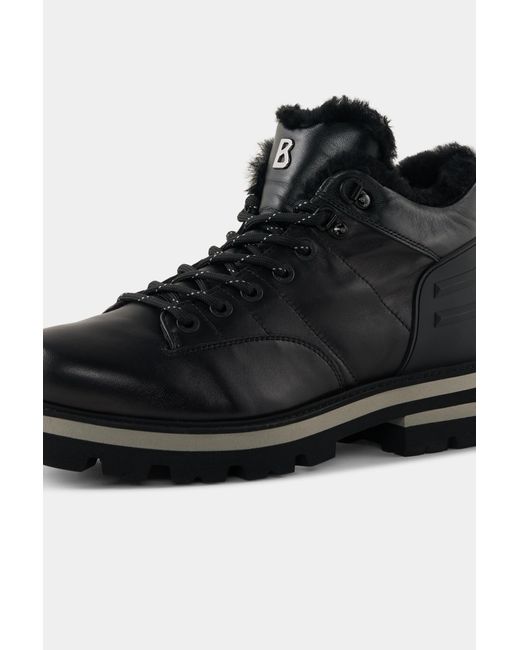 Bogner Black Low Boots Courchevel for men