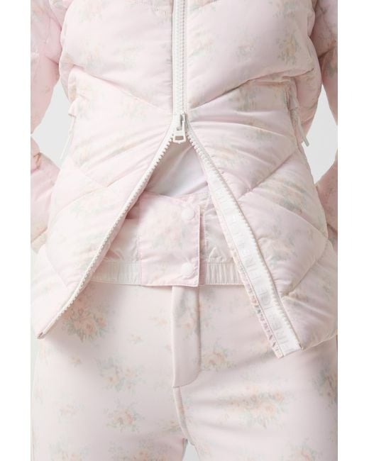 Bogner Fire + Ice Pink Saelly Quilted Jacket
