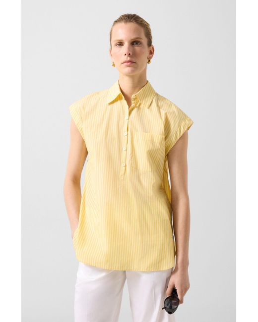 Bogner Yellow Hunter Cotton Blouse