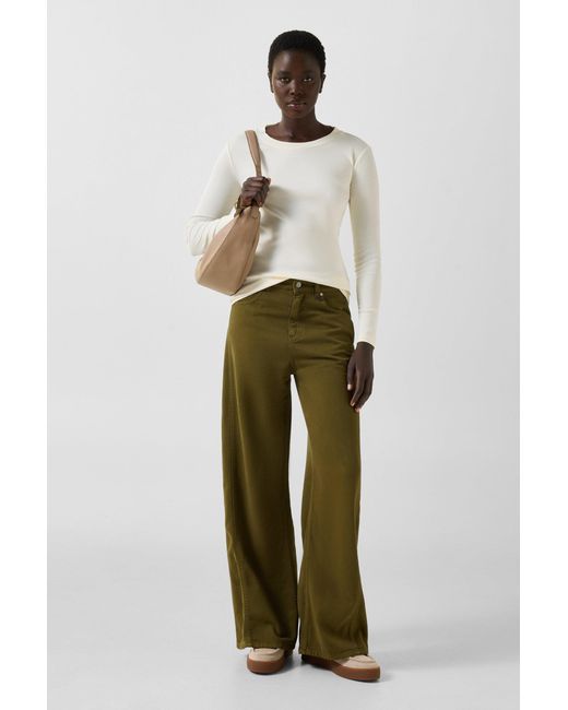 Bogner White Nikini Cotton Long-Sleeved Top For