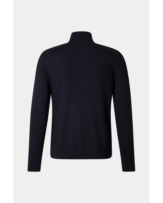 Bogner Blue Oscar Virgin Wool Knit Jacket for men