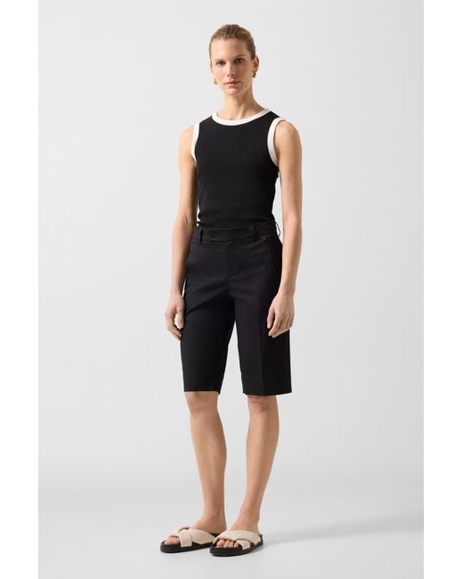 Bogner Black Bermuda Shorts Lara For