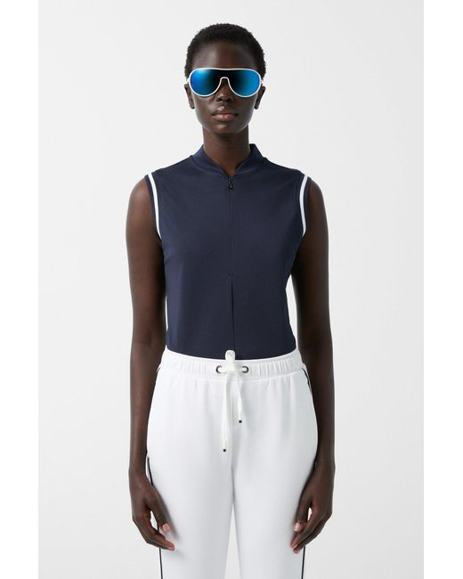 Bogner Blue Functional Top Evi
