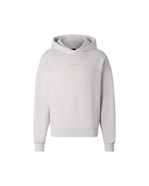 Bogner Fire + Ice Gray Hoodie Ilay for men