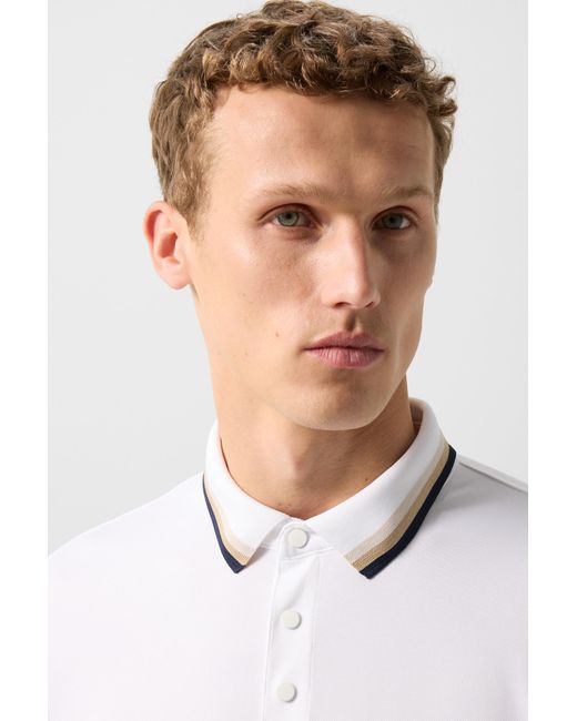 Bogner White Arik Functional Short-Sleeved Top For for men