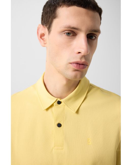 Bogner Yellow Timo Polo Shirt for men