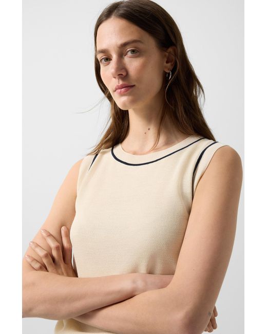 Bogner Natural Knitted Top Phia For