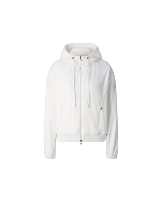 Bogner White Francine Velvet Jacket