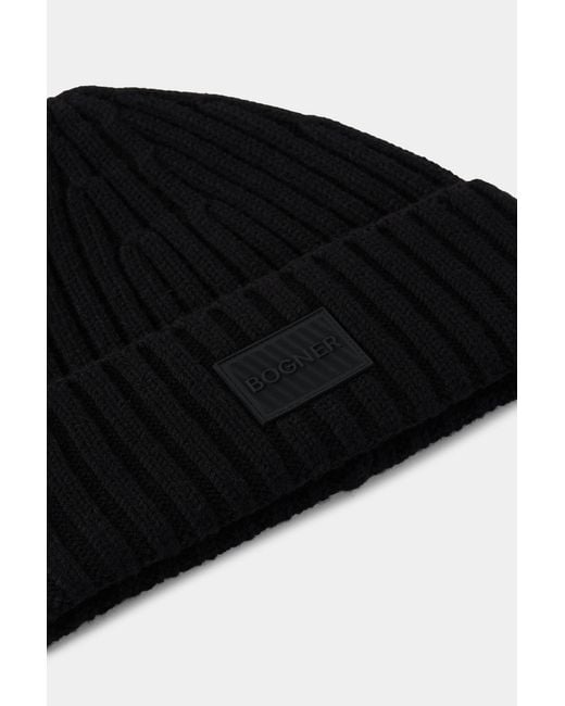 Bogner Mütze Conrad in Black für Herren