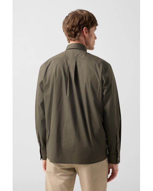 Bogner Green Heiko Poplin Shirt for men