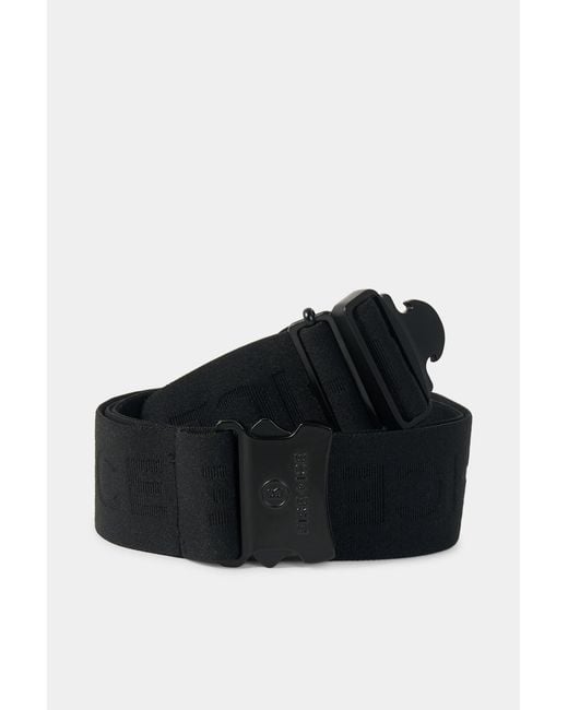 Bogner Fire + Ice Black Joe Stretch Belt for men