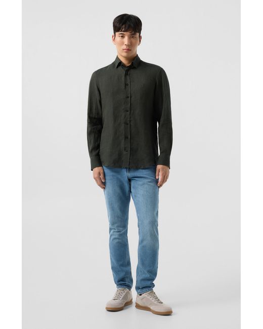 Bogner Green Timi Linen Shirt For for men