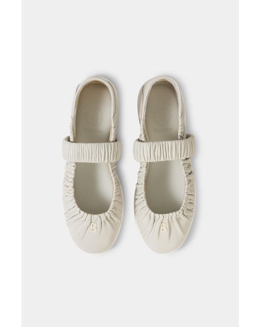 Bogner White Ballerinas Vienna For