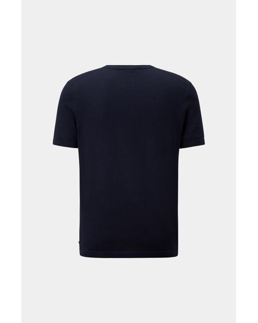 Bogner Blue Knitted Shirt Lloyd For for men