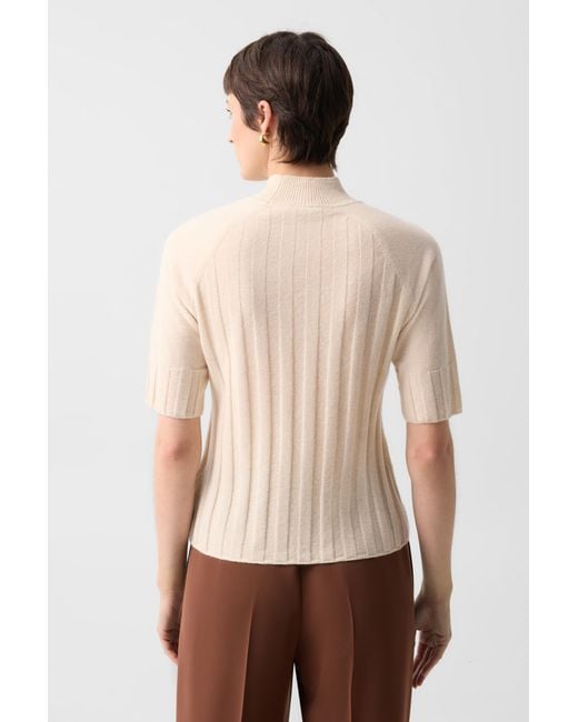 Bogner Natural Virgin Wool Cashmere Shirt Tina