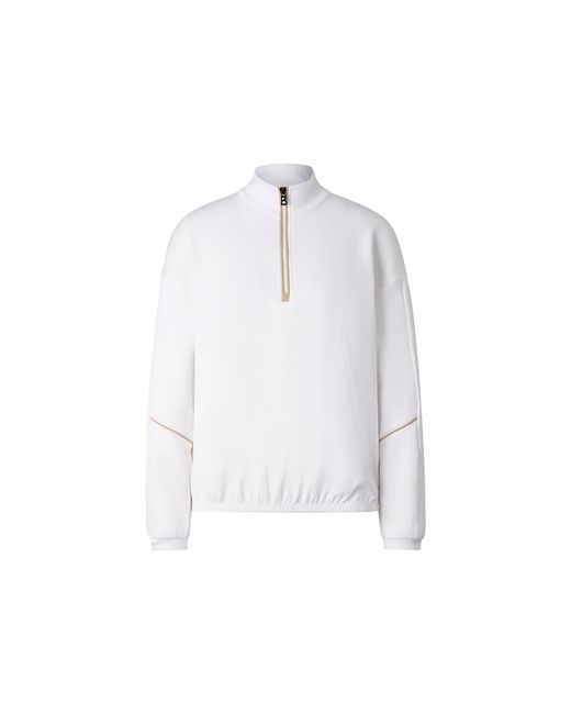Bogner White Floria Sweat Troyer For