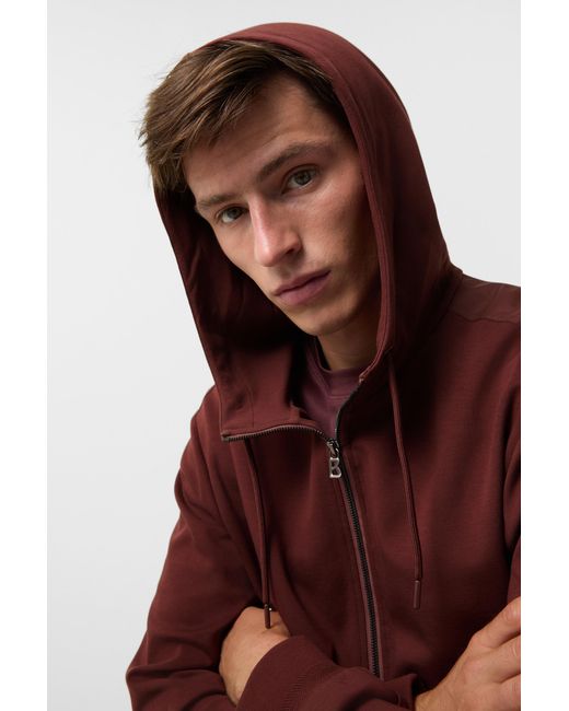 Bogner Red Steven Jersey Jacket for men