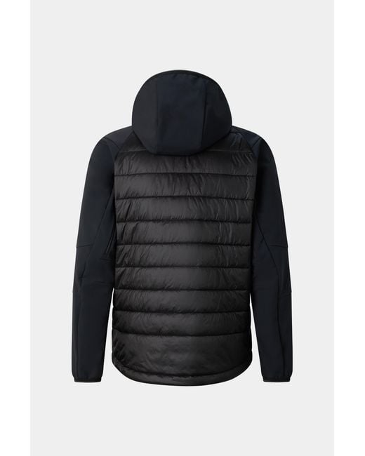 Bogner Fire + Ice Black Anian Hybrid Jacket for men