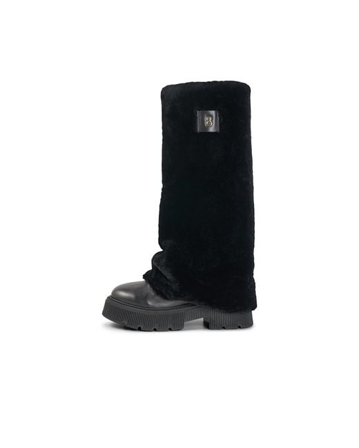 Bogner Black Turin Lambskin Boots