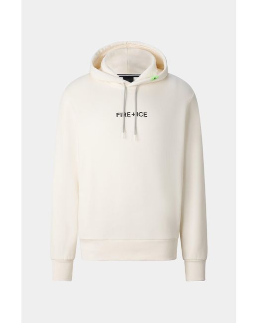 Bogner Fire + Ice White Covell Cotton Hoodie For for men