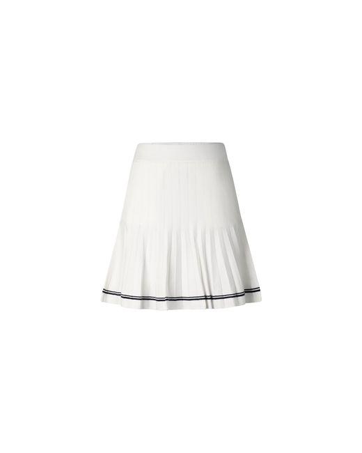 Bogner White Myra Knitted Skirt