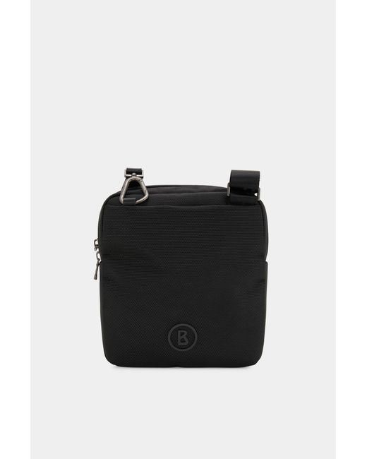 Bogner Black Keystone Andre Shoulder Bag for men