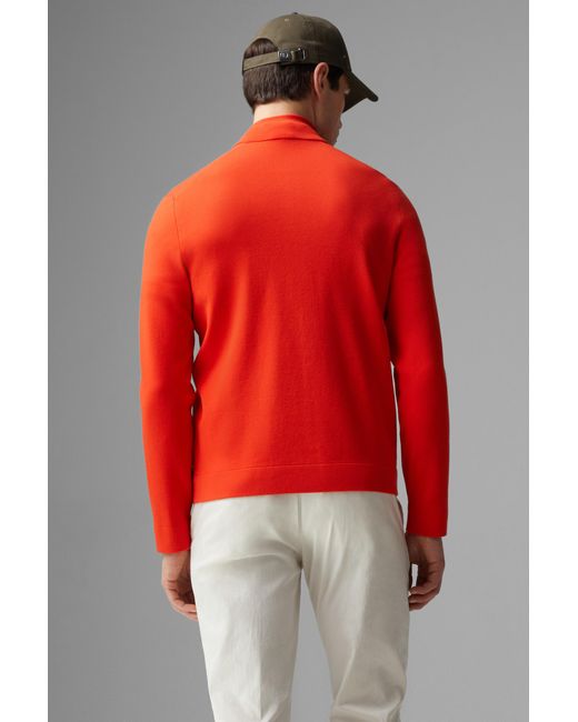 Bogner Red Lennard Half-zip Pullover for men