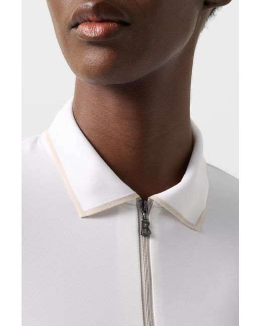 Bogner White Caren Functional Short-sleeved Top
