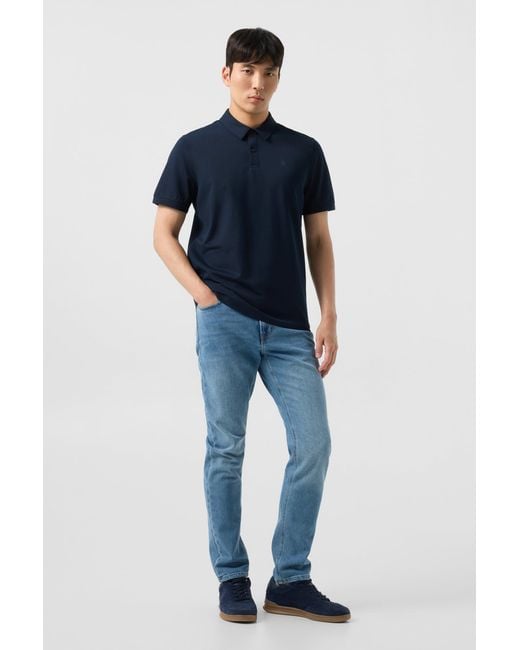 Bogner Blue Timo Polo Shirt for men