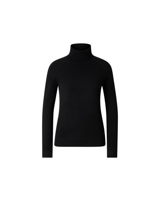 Bogner Black Vaiana Pure New Wool Cashmere Sweater