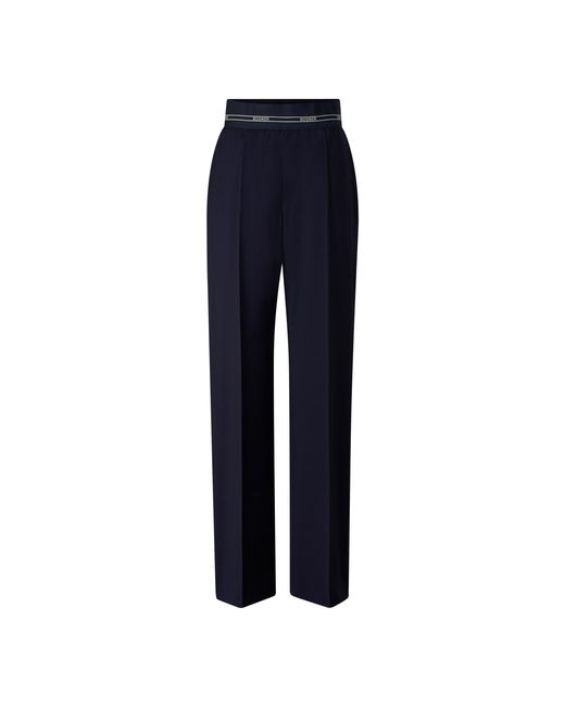 Bogner Blue Terry Virgin Wool Trousers