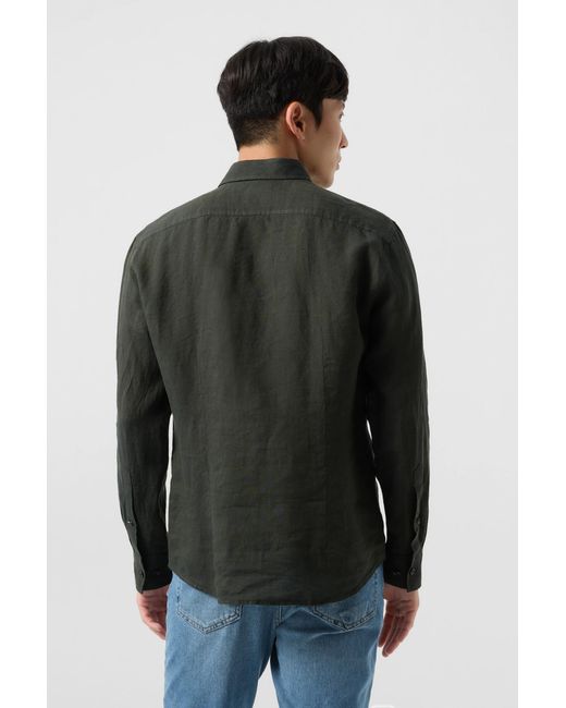Bogner Green Timi Linen Shirt For for men