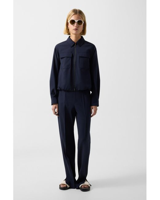 Bogner Blue Tracy Shirt Jacket For