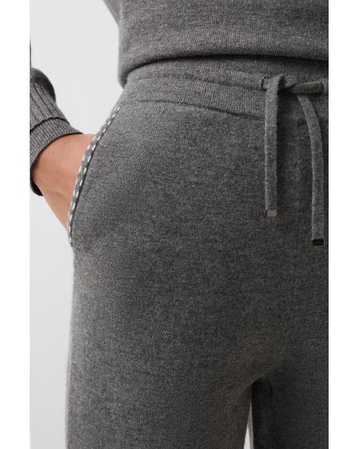 Bogner Gray Knitted Trousers Lily