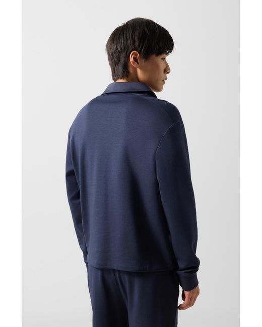 Bogner Blue Lionel Polo Sweatshirt For for men