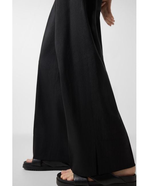 Bogner Black Candy Linen Blend Trousers